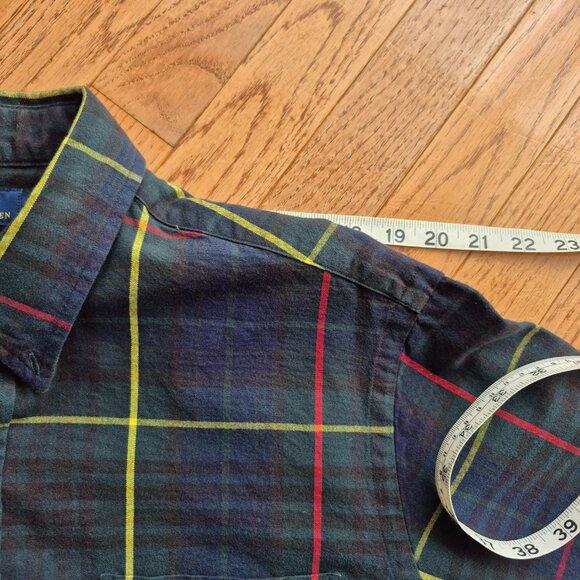 Polo Ralph Lauren Classic Fit Pony Shirt Men's XL Button Up Green Plaid - Picture 9 of 14